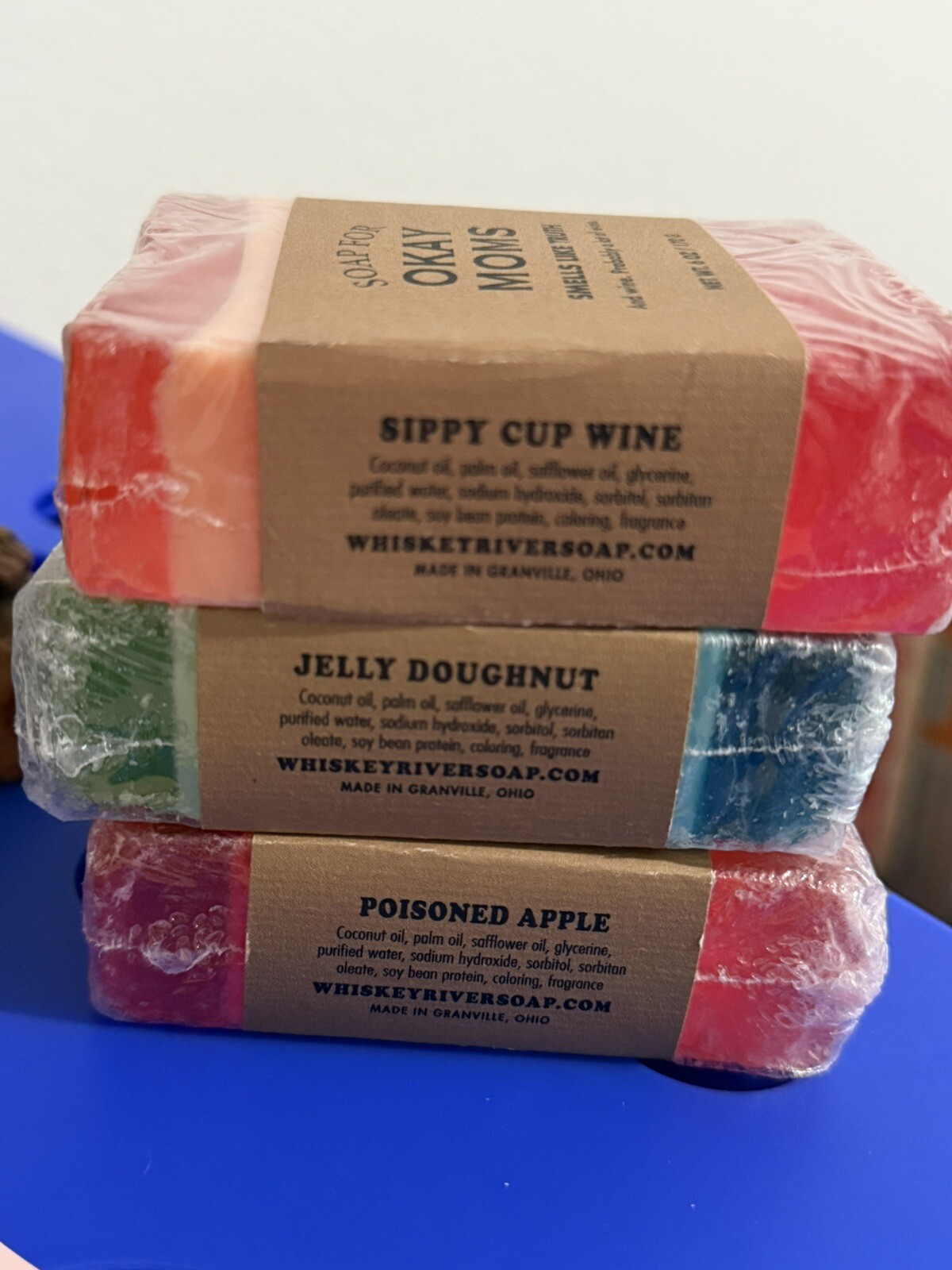 Soap For Grammar Police, Teacher And Okay Moms Soap Lot Of 3
