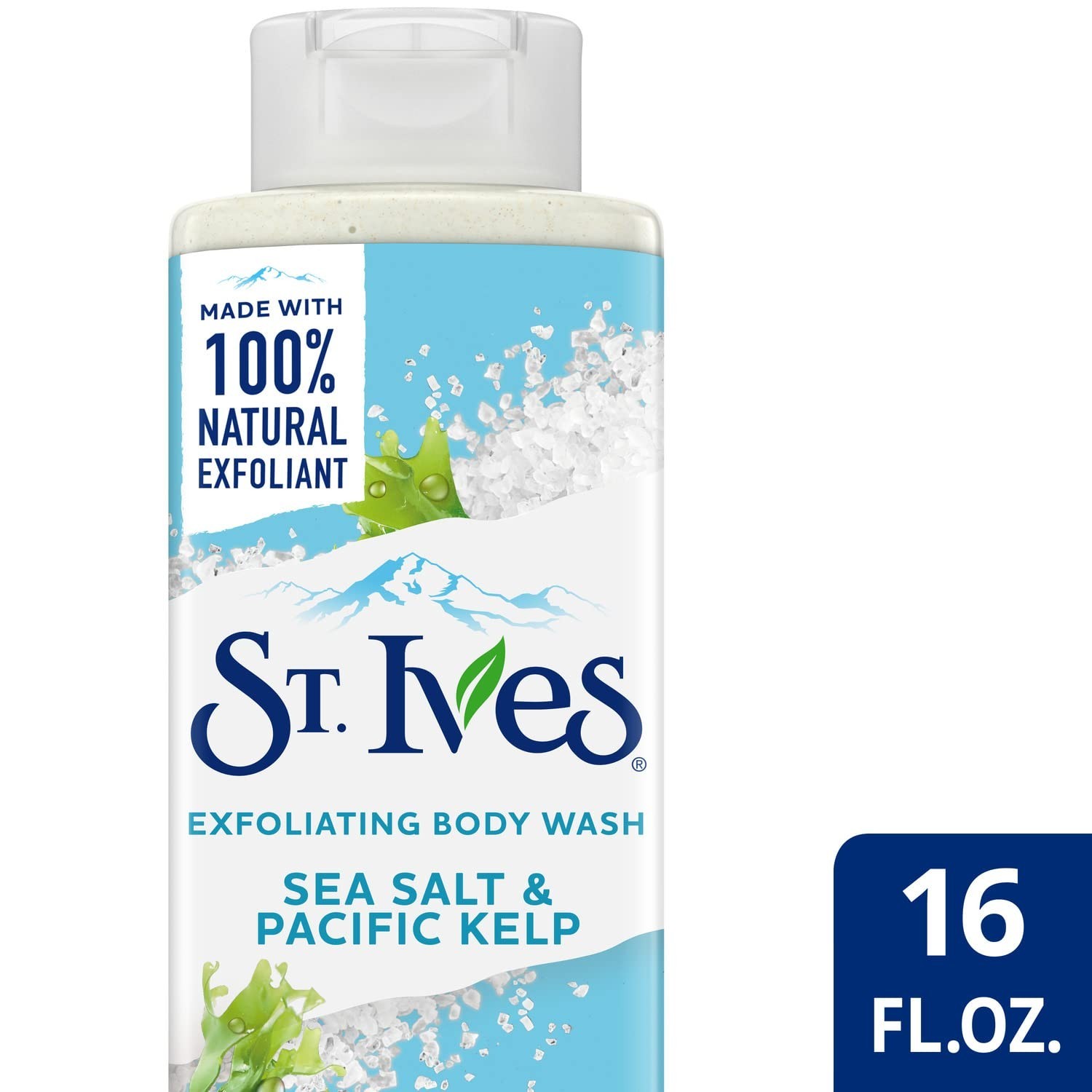 St. Ives Exfoliating Body Wash Sea Salt & Pacific Kelp 16oz – Pack of 2