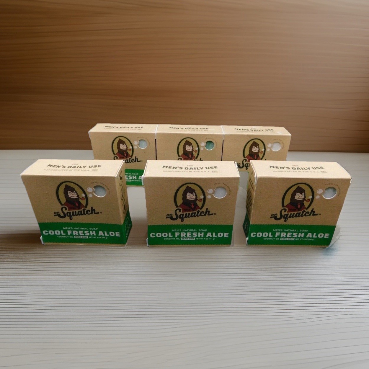 (6) Bars New in Box Dr Squatch Cool Fresh Aloe LIGHTNING FAST SHIPPING !!!
