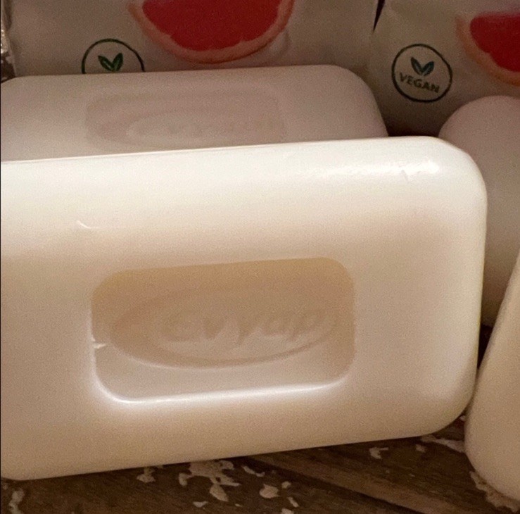 Four Vegan Pink Grapefruit Beauty Bars, Grapefruit Soap