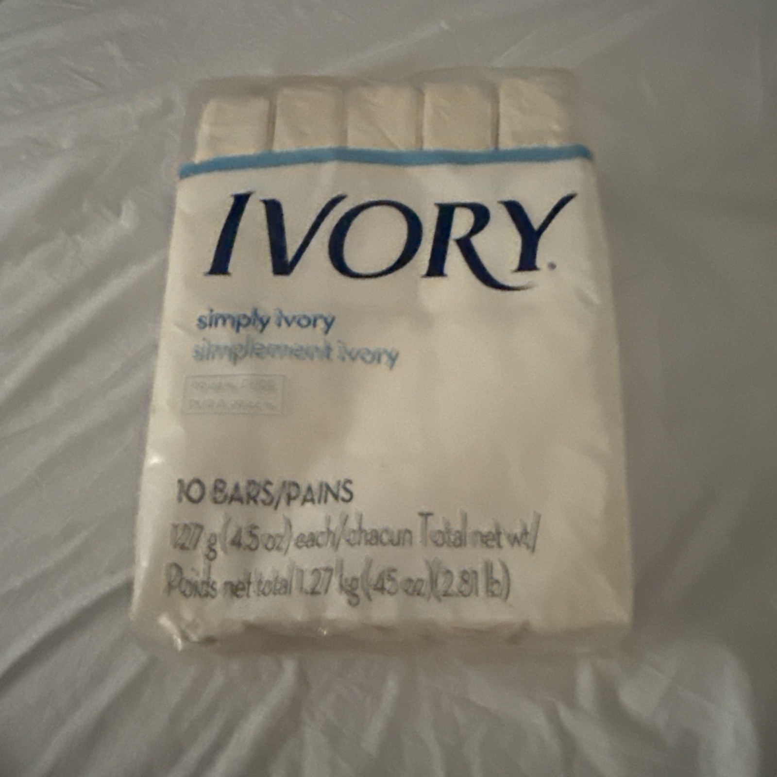 NEW Vintage Ivory Bar Soap (10) 4.5oz Simply Ivory 99.4% Pure Individually Wrap