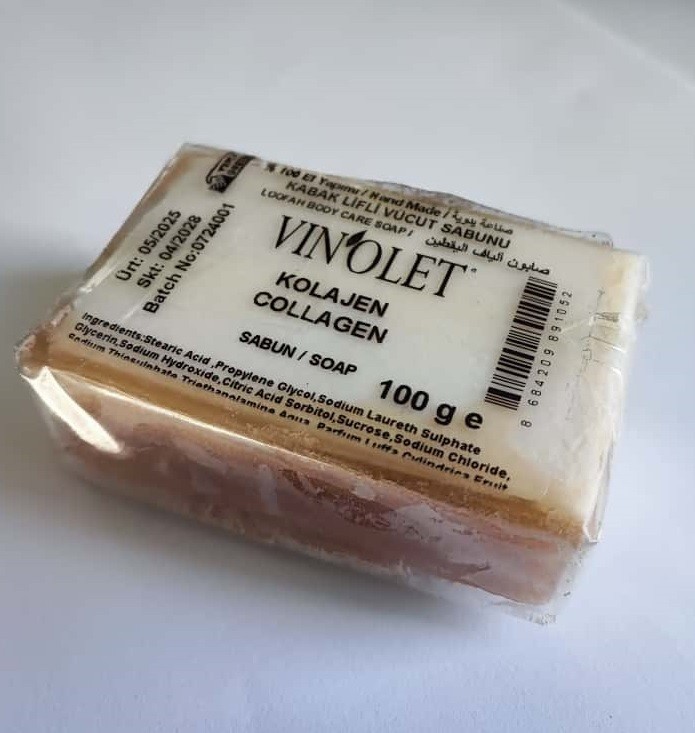 Vinolet Collagen Loofah Body Care Soap 100 g