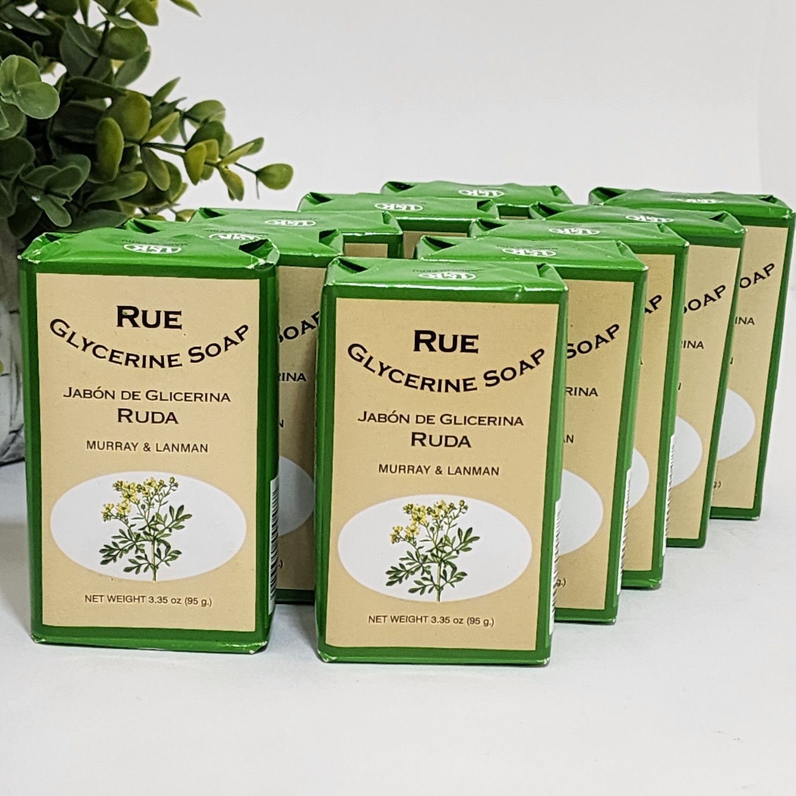 Glycerine Soap Rue by Murray & Lanman – Jabon de Glicerina y Ruda – 10 Soap Bars