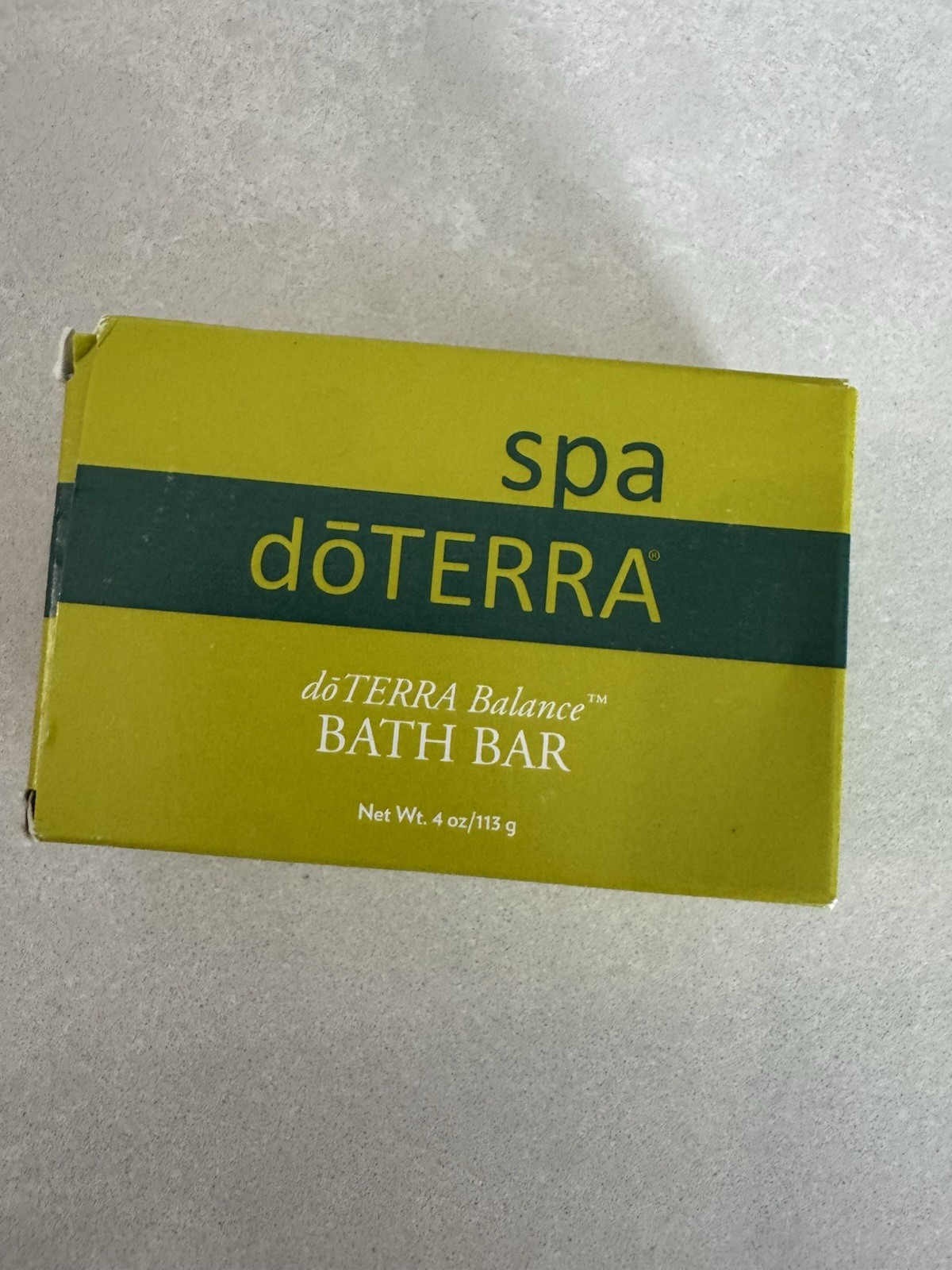 doTERRA Balance Bath Bar With Essential Oils 4 oz 113 g New in Box