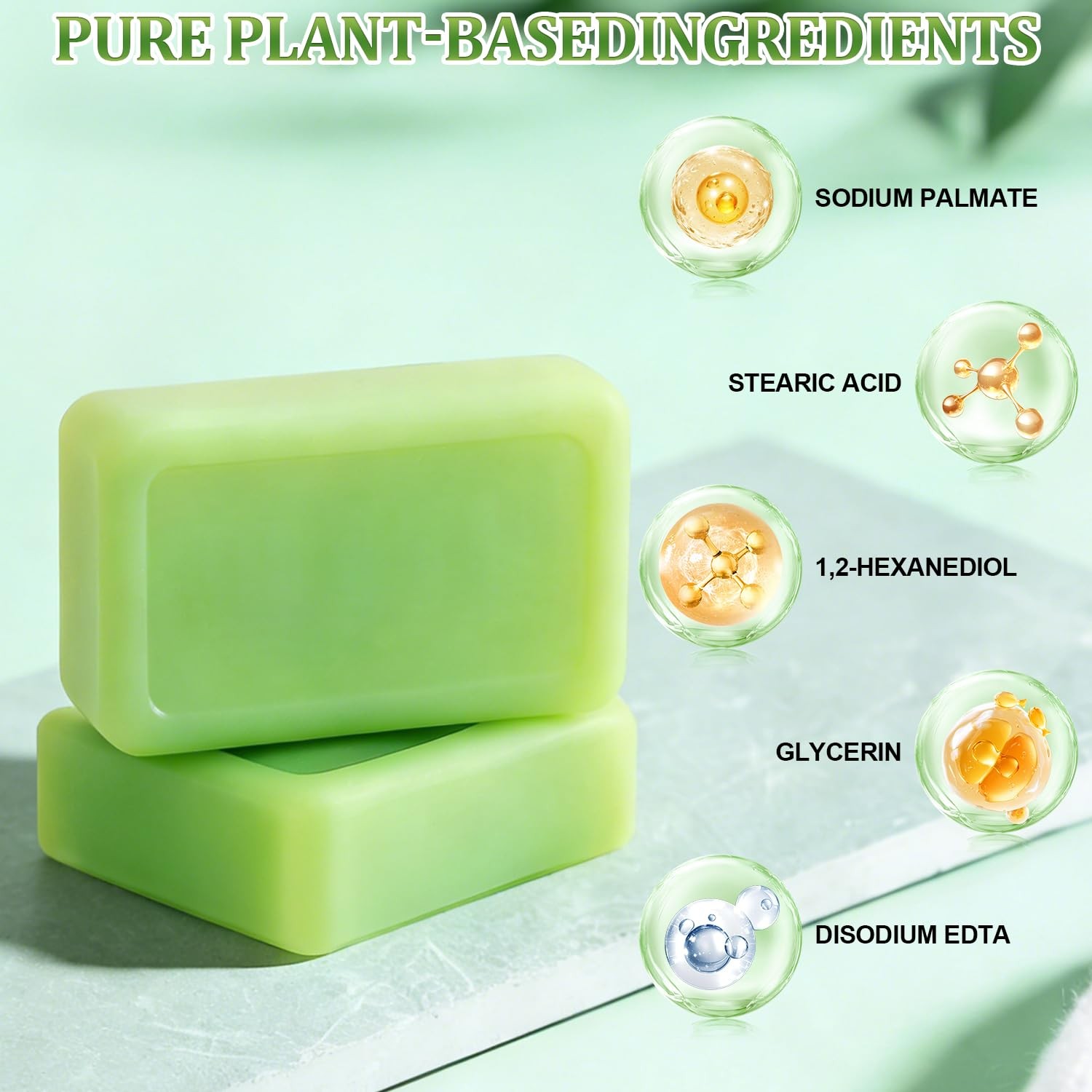 2pc Antifungal Soap Bar with Oil, Anti Fungal Skin Soap for Healthy Feet & Bo…