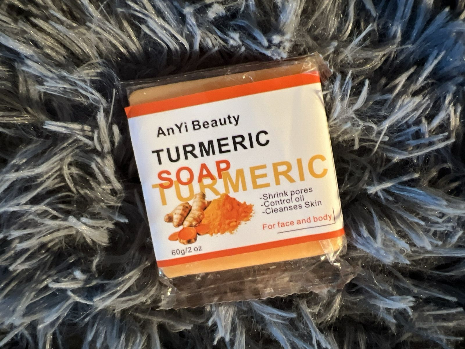 Tumeric Soap Skin Whitening Dark Spots lightening Acne Brightening Turmeric 60g