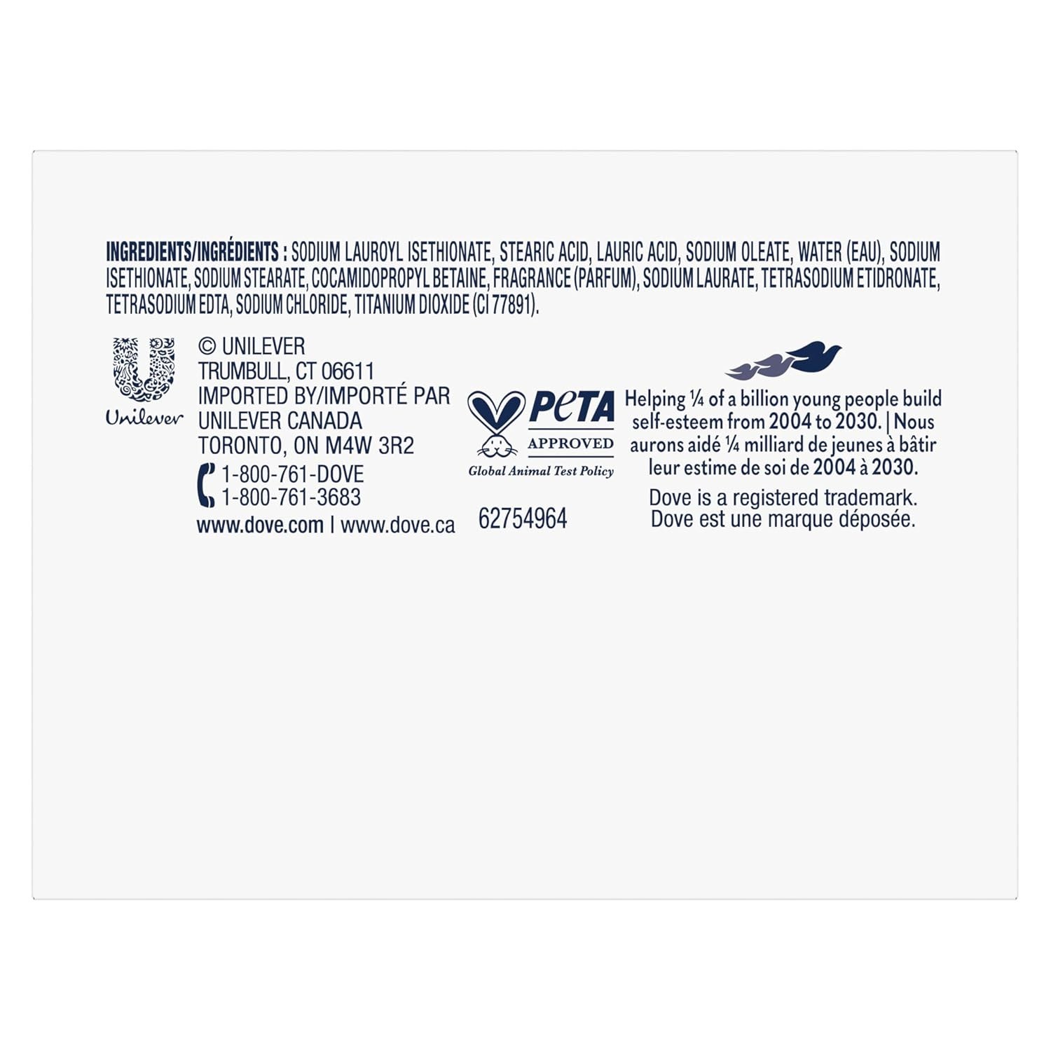 Dove Beauty Bar Soap , Pack of 24 for Soft, Smooth Skin, with 1/4 Moisturizin…