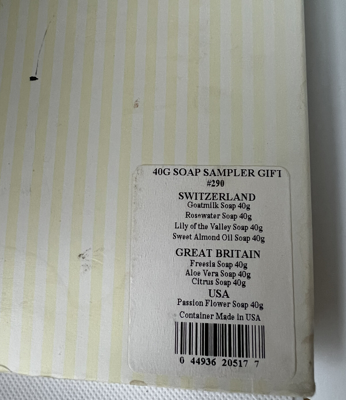 crabtree & Evelyn soap sampler gift set Read Description