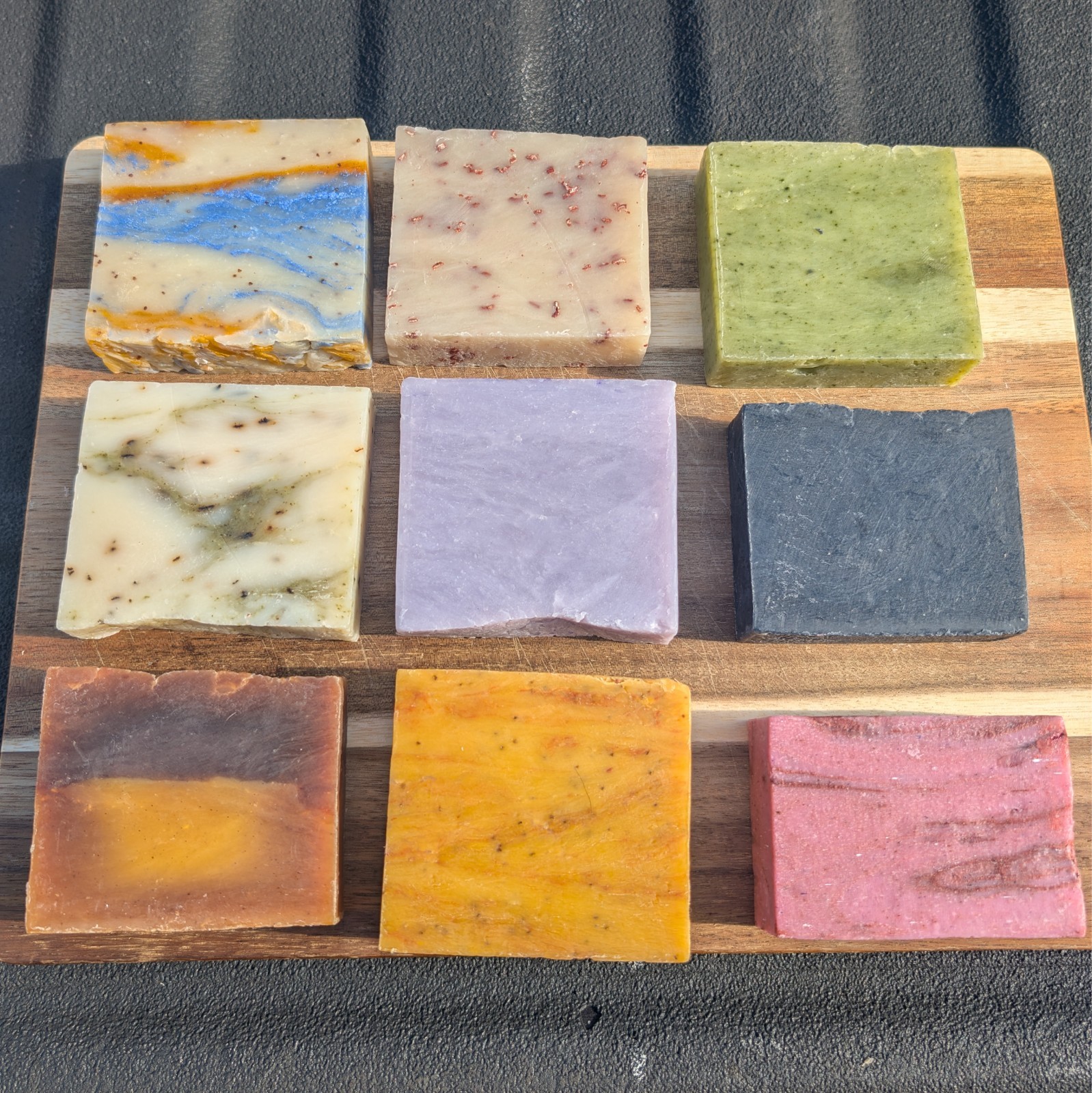 Handmade Shea Butter Soap Bars | Coconut Oil | Lavender, Activated Charcoal