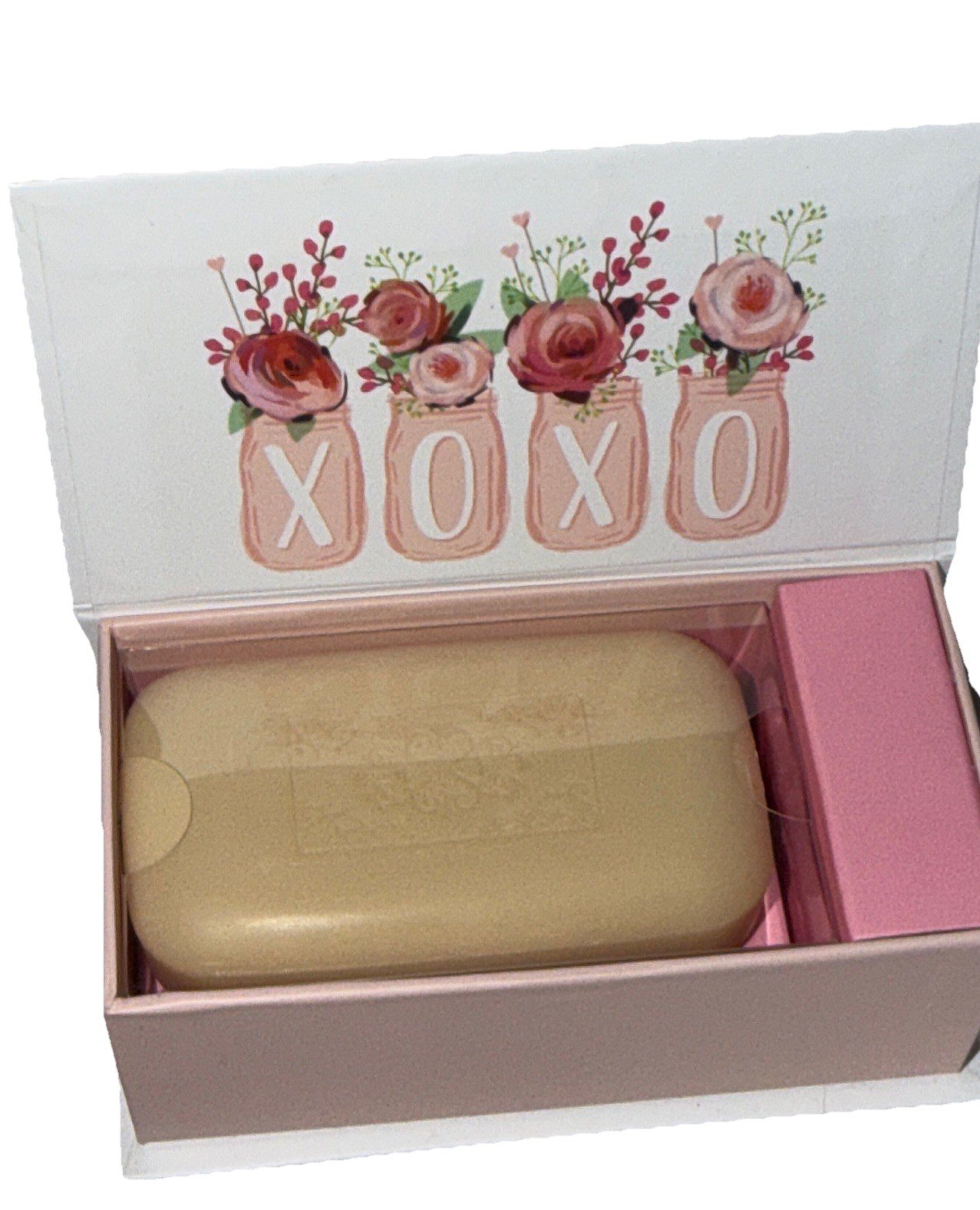 PUNCH STUDIO Rose 4oz. Bar Soap In Keepsake Music Box-Strauss’ Blue Danube Waltz