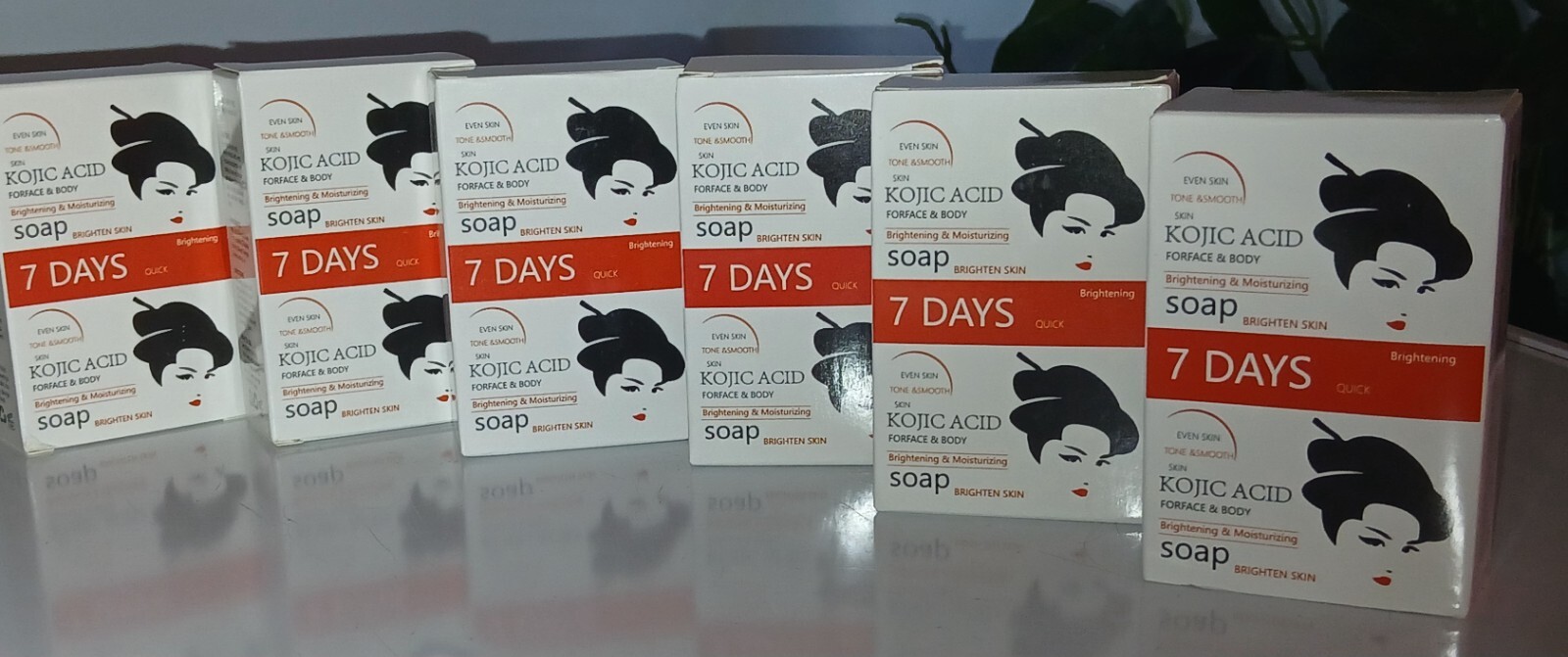 7 DAYS Kojic Acid Brightening Soap 105g X 6 BARS