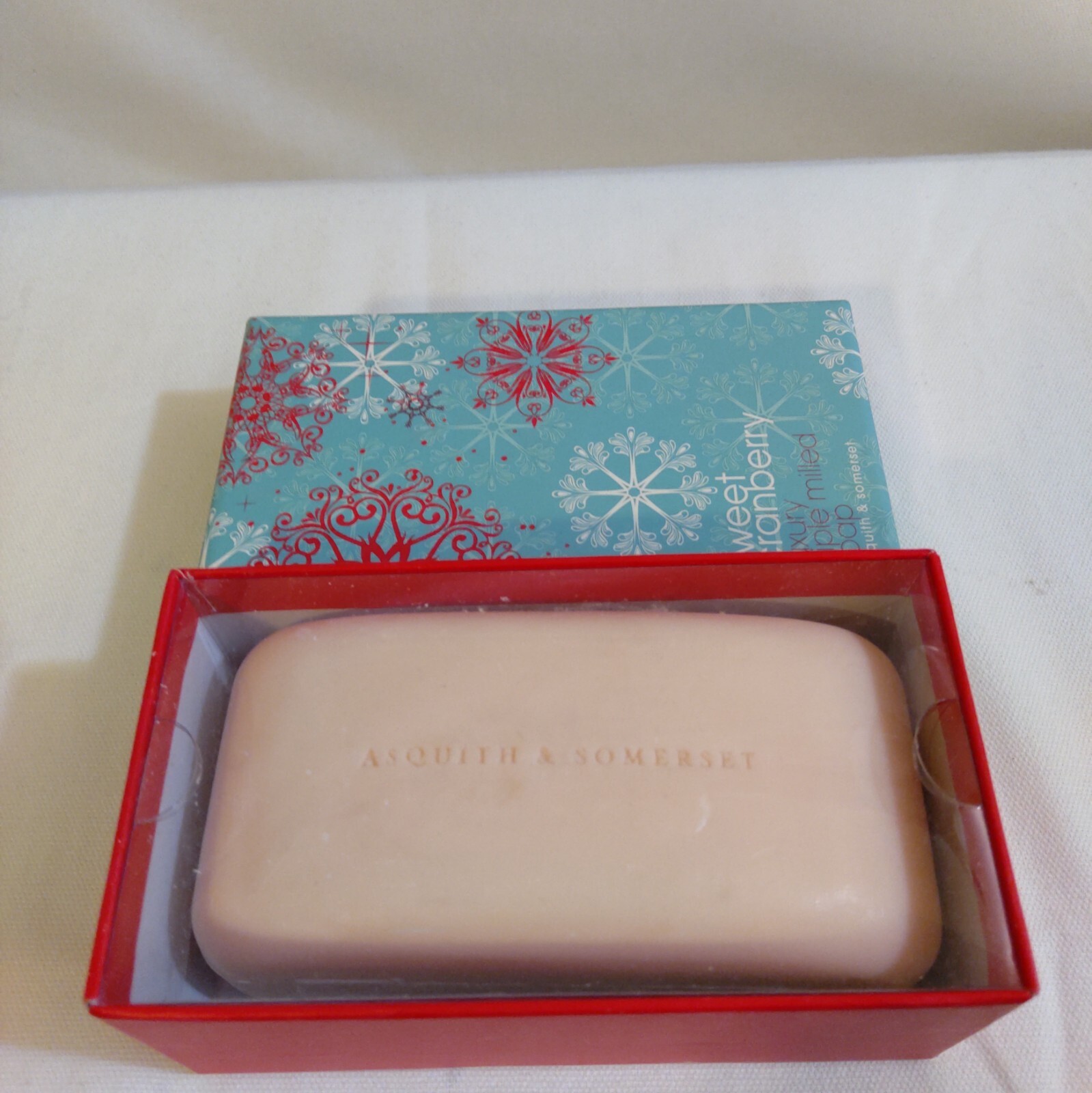 NEW Sweet Cranberry. Luxury Triple Milled Soap. By Asquith and Somerset