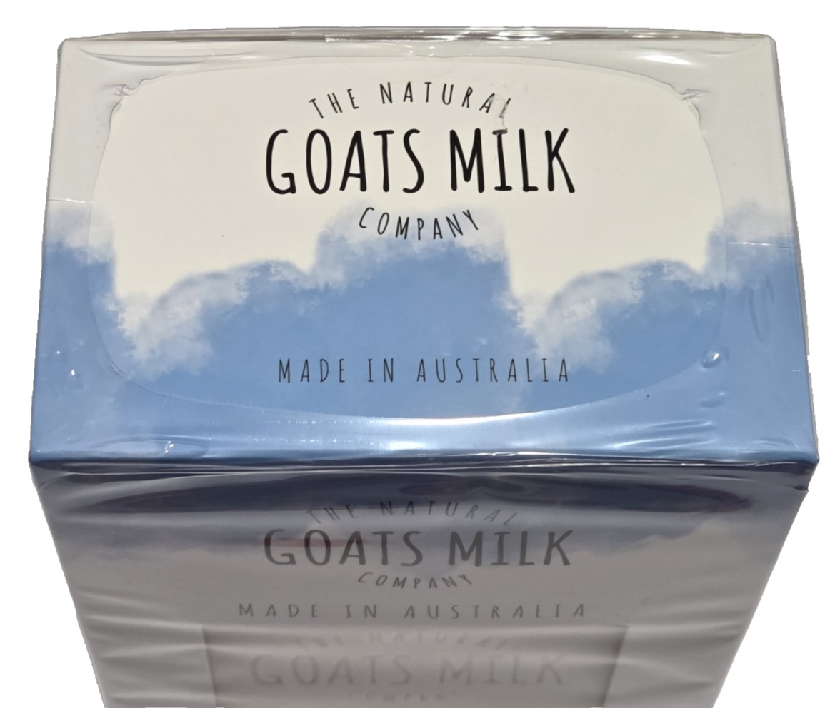 Goats Milk 8 Soap Bars Set Made in Australia – By The Natural Company 7oz Each