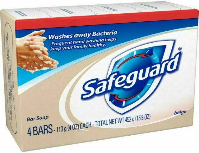 Safe-Guard Deodorant Bar Soap – 16oz (4 Count) X 3 12 BARS TOTAL BEIGE