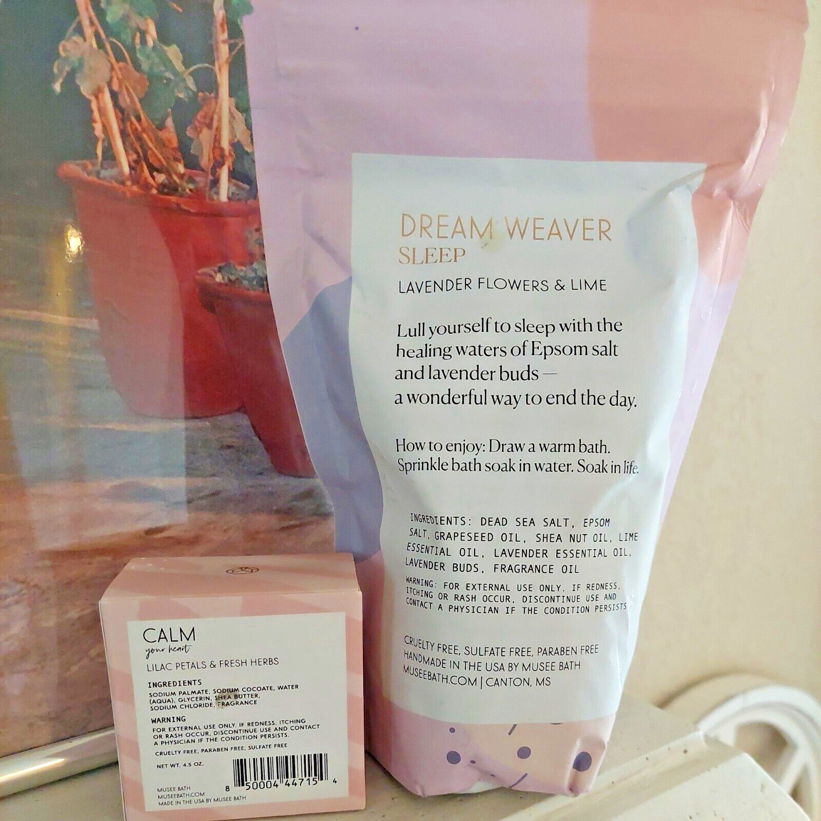 MUSSEE DREAM WEAVER SLEEP THERAPY AND MUSEE CALM YOUR HEART SOAP