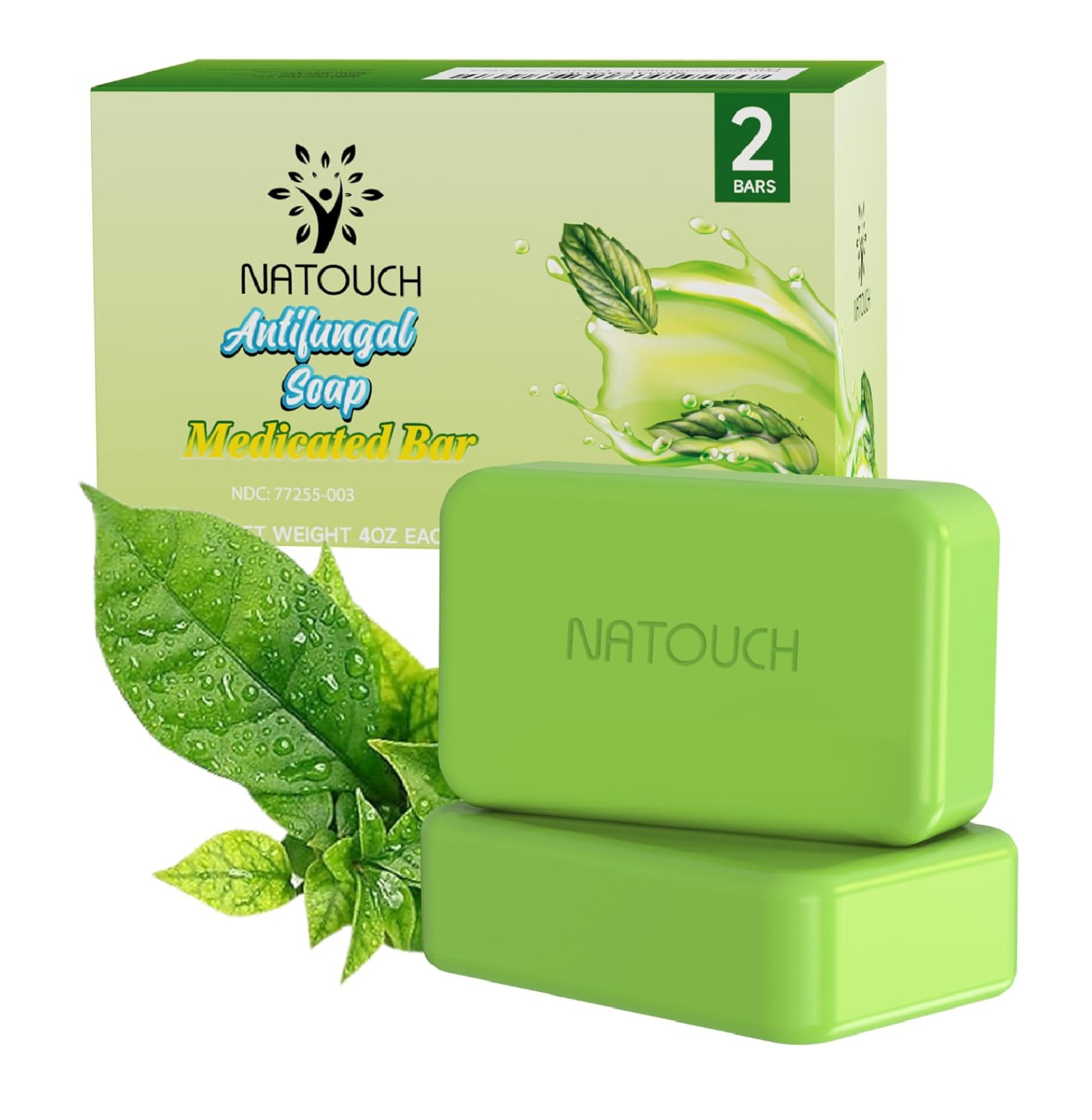 Antifungal Medicated Soap Bar, Athletes Foot Jock Itch Ringworm Yeast Infection