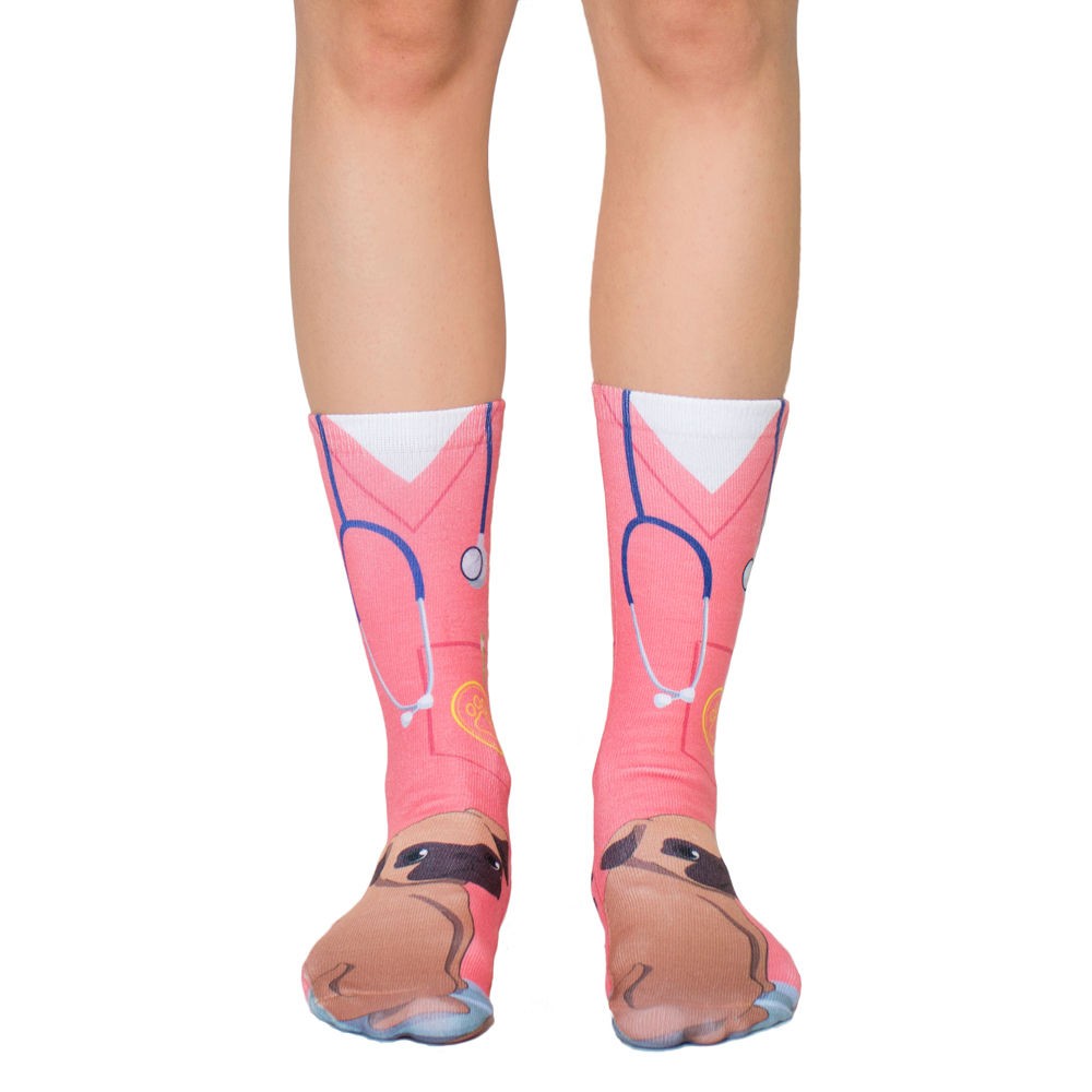 Living Royal Vet Crew Socks Model No. 7217C – 1 Pair