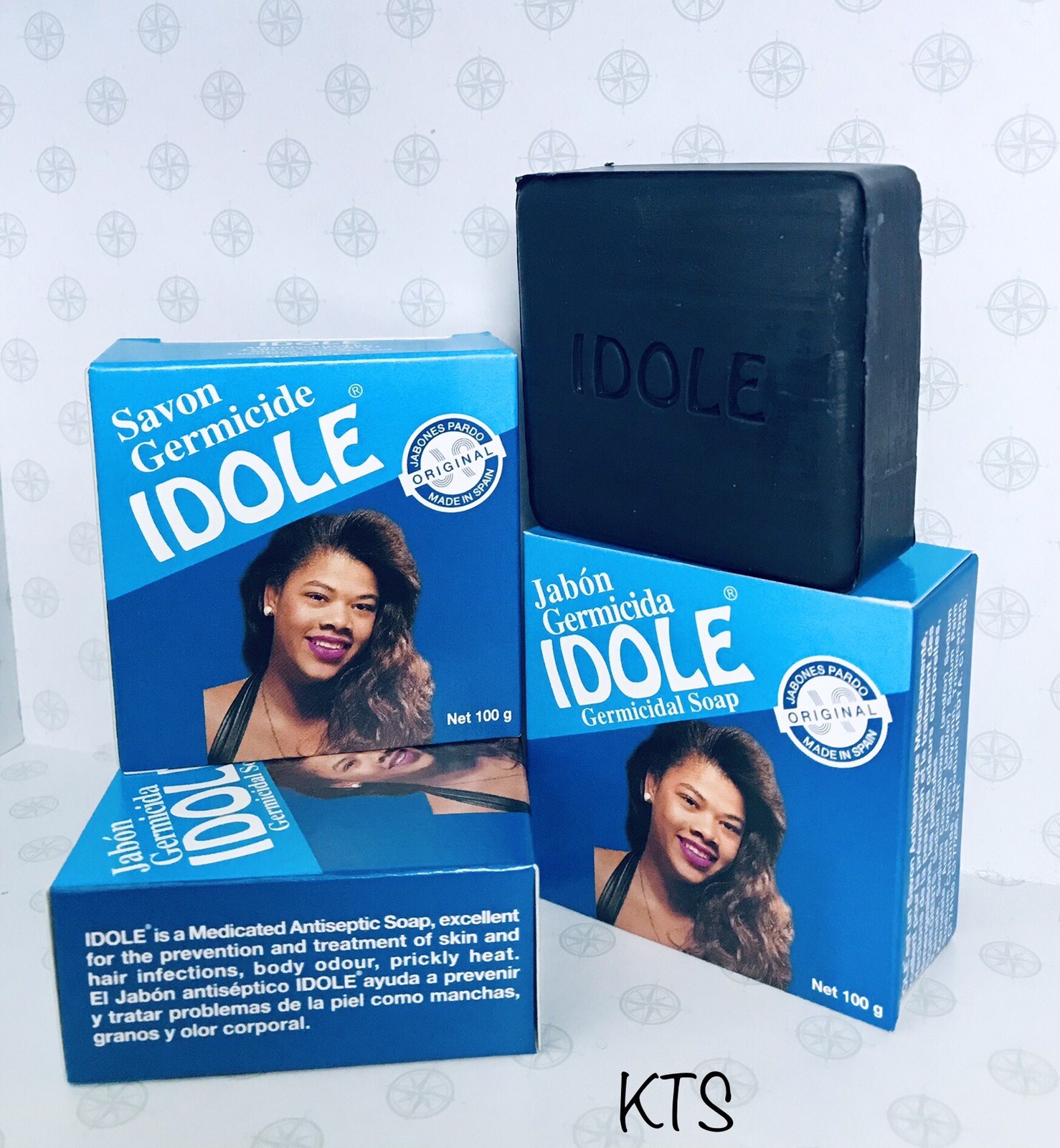 3 Pack Idole Germicidal Soap 100g