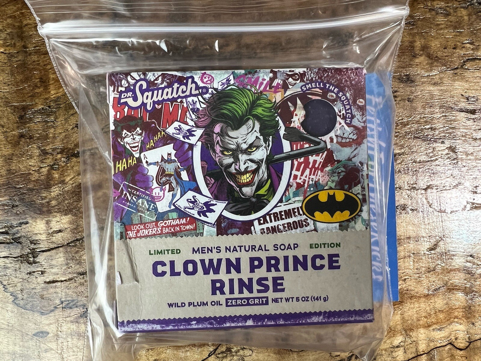 Dr Squatch x Batman Clown Prince Rinse Limited Edition Soap Bar