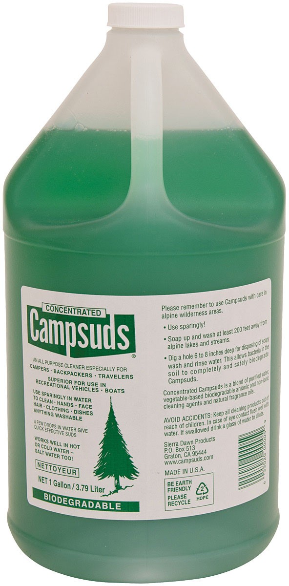 Camp Suds Gallon – All-in-One Soap & Shampoo for Outdoor Adventures