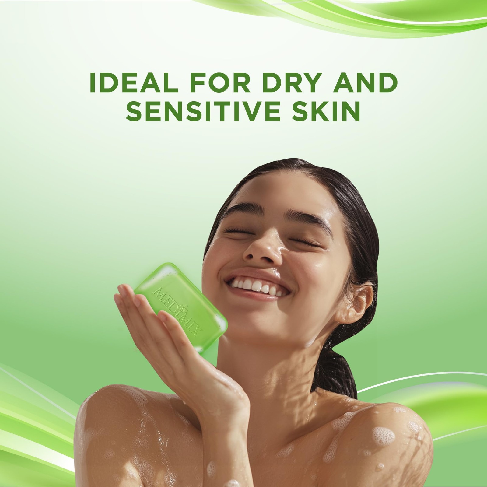 Medimix Ayurvedic Bathing Bar Soap 125g (4 Pack) – Glycerine & Lakshadi Oil