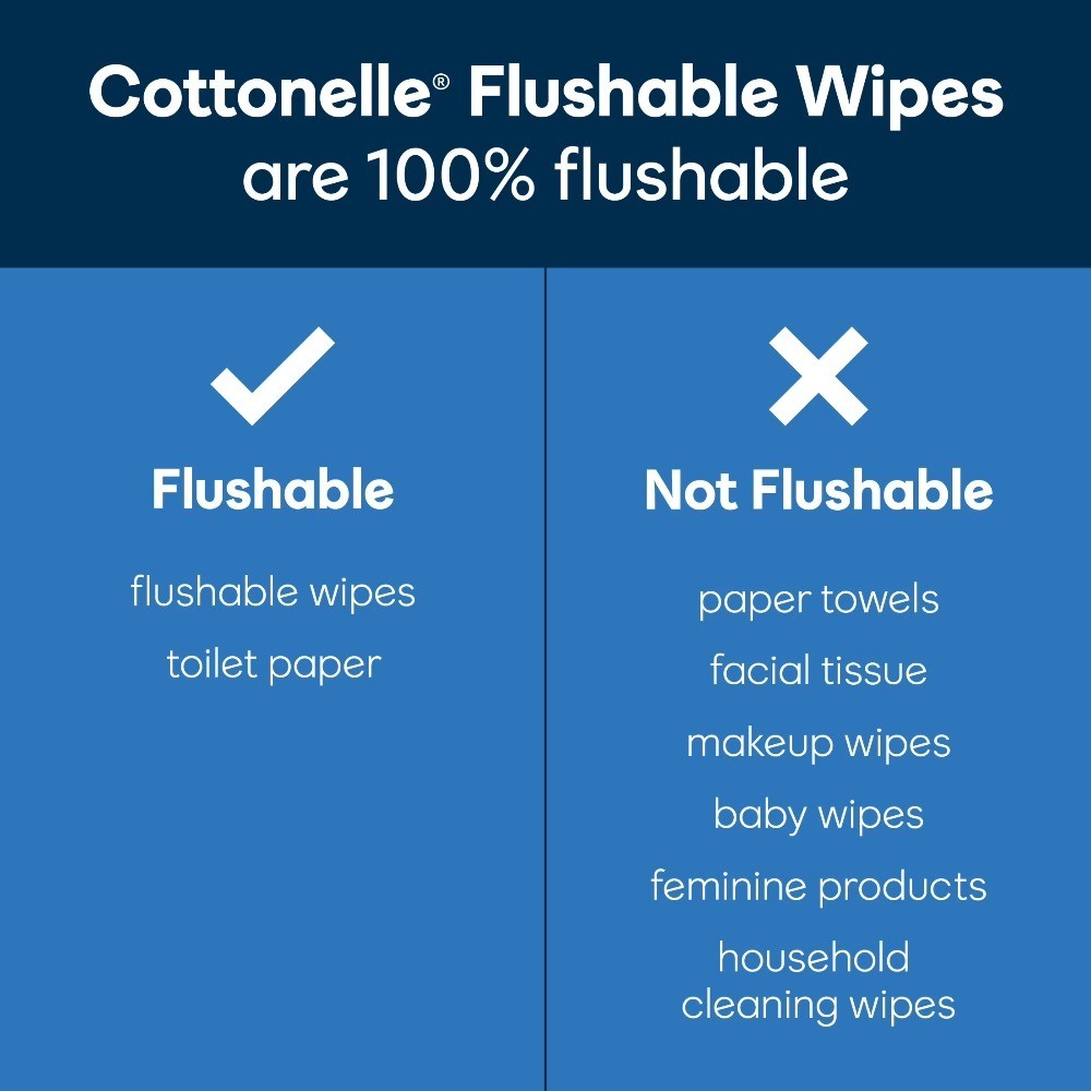 Ultra Fresh Moist Flushable Wet Wipes 4 Pack Refill Travel Bathroom Tissue