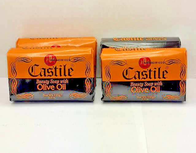 Castile Beauty Soap with Olive Oil 4 Bars