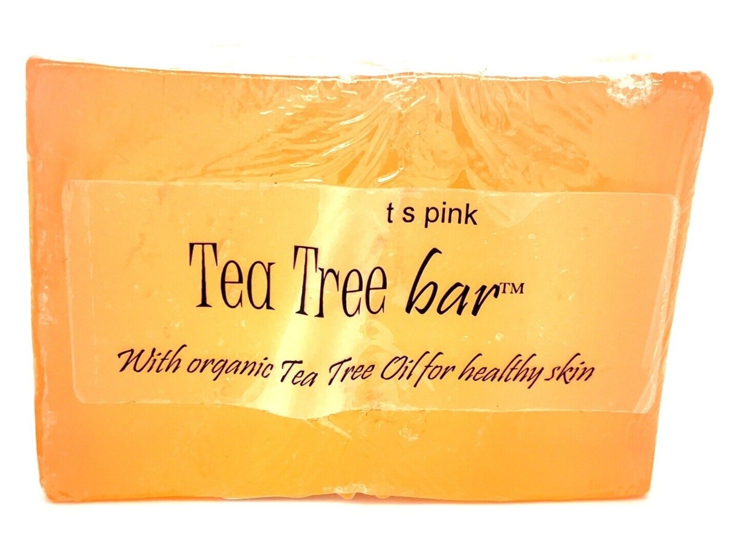 Tea Tree Bar Soap With Organic Tea Tree Oil For Healthy Skin 4 Oz By T S Pink
