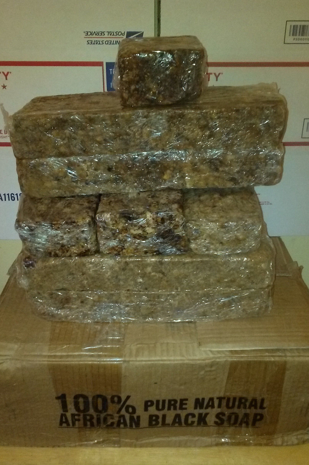 5 Lbs RAW AFRICAN BLACK SOAP Organic Unrefined From GHANA Pure Premium Quality