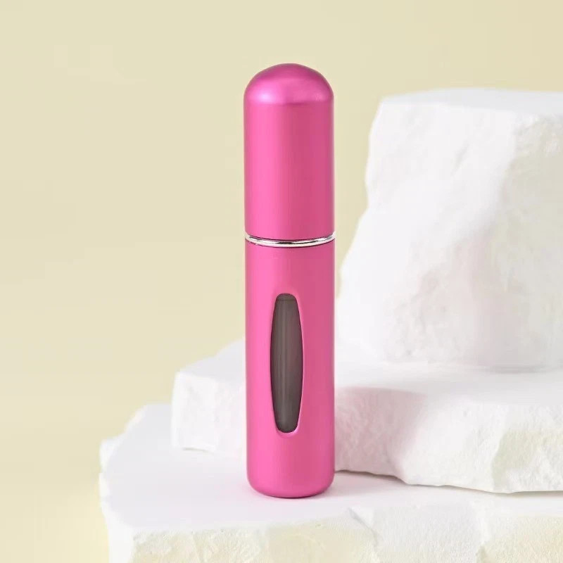 Any 5 PCS Mini Travel Perfume Atomizer Bottle Portable Spray Pump Case Refill