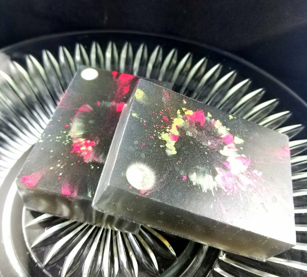 LOVECRAFT Glow in the Dark Soap, Pomegranate Scent Large Bar USA Made Halloween