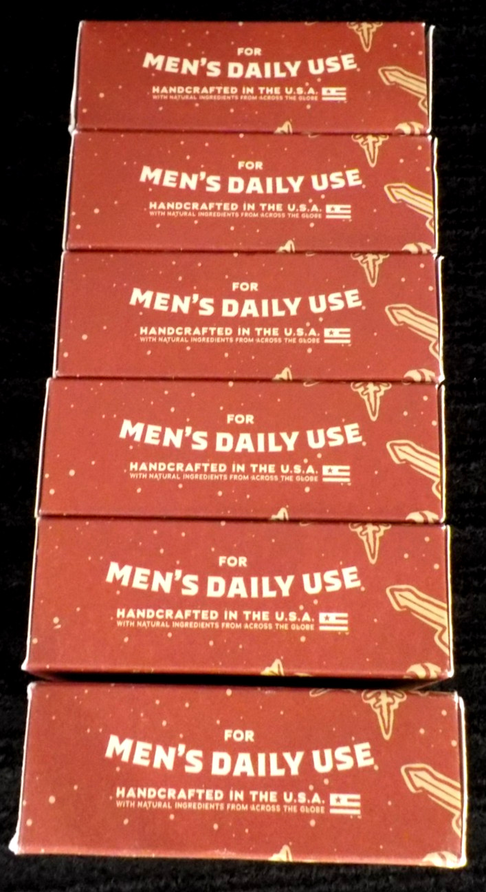 6 pk DR. SQUATCH Men’s Natural SOAP FROSTY PEPPERMINT 5 oz Limited Edition L@@K!