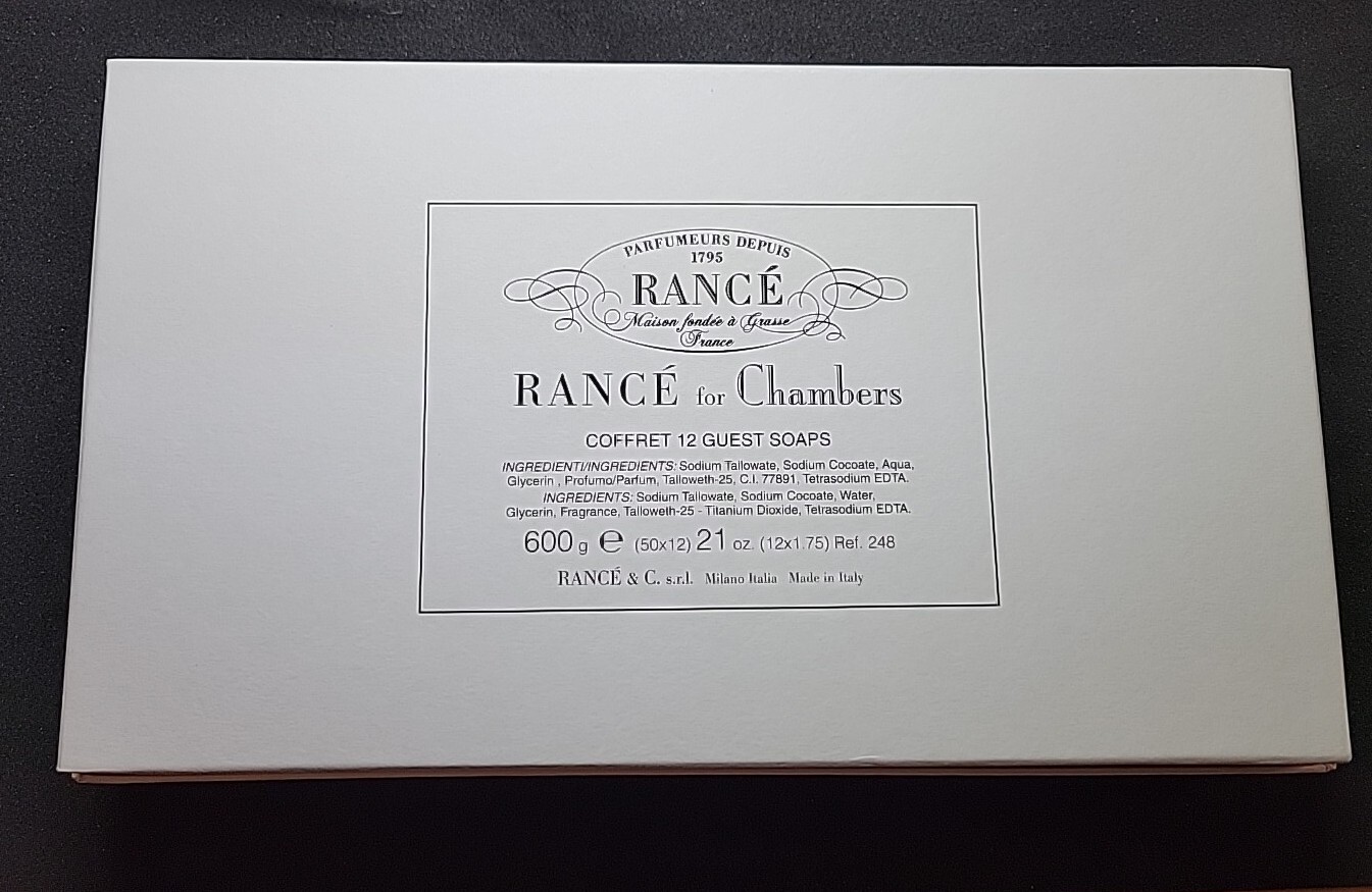 Vintage Rance 1795 for Chambers Coffret 12 Guest Soaps 21oz (12×1.75) Rare Find