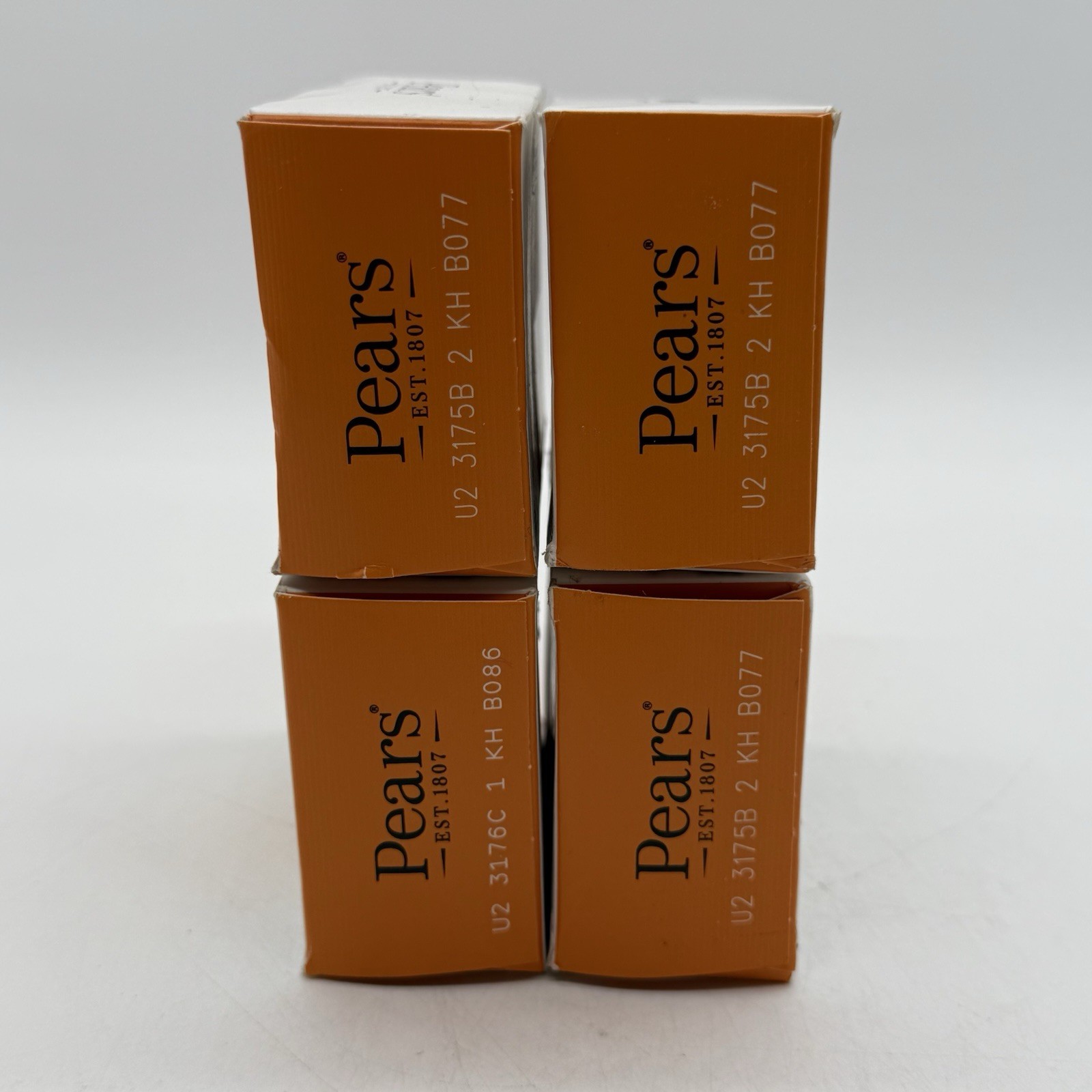 4pk Pears Original Transparent Soap NIB/SEALED