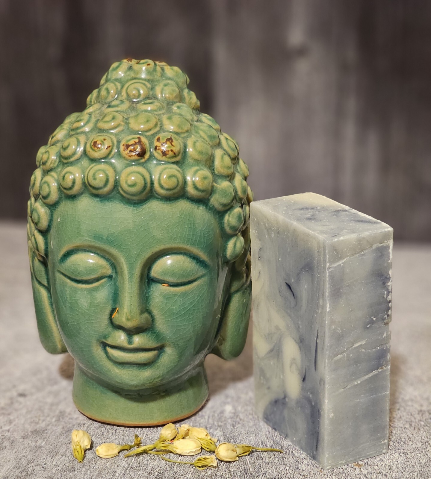 Cypress Lavender Swirl Handmade Soap Vegan Organic