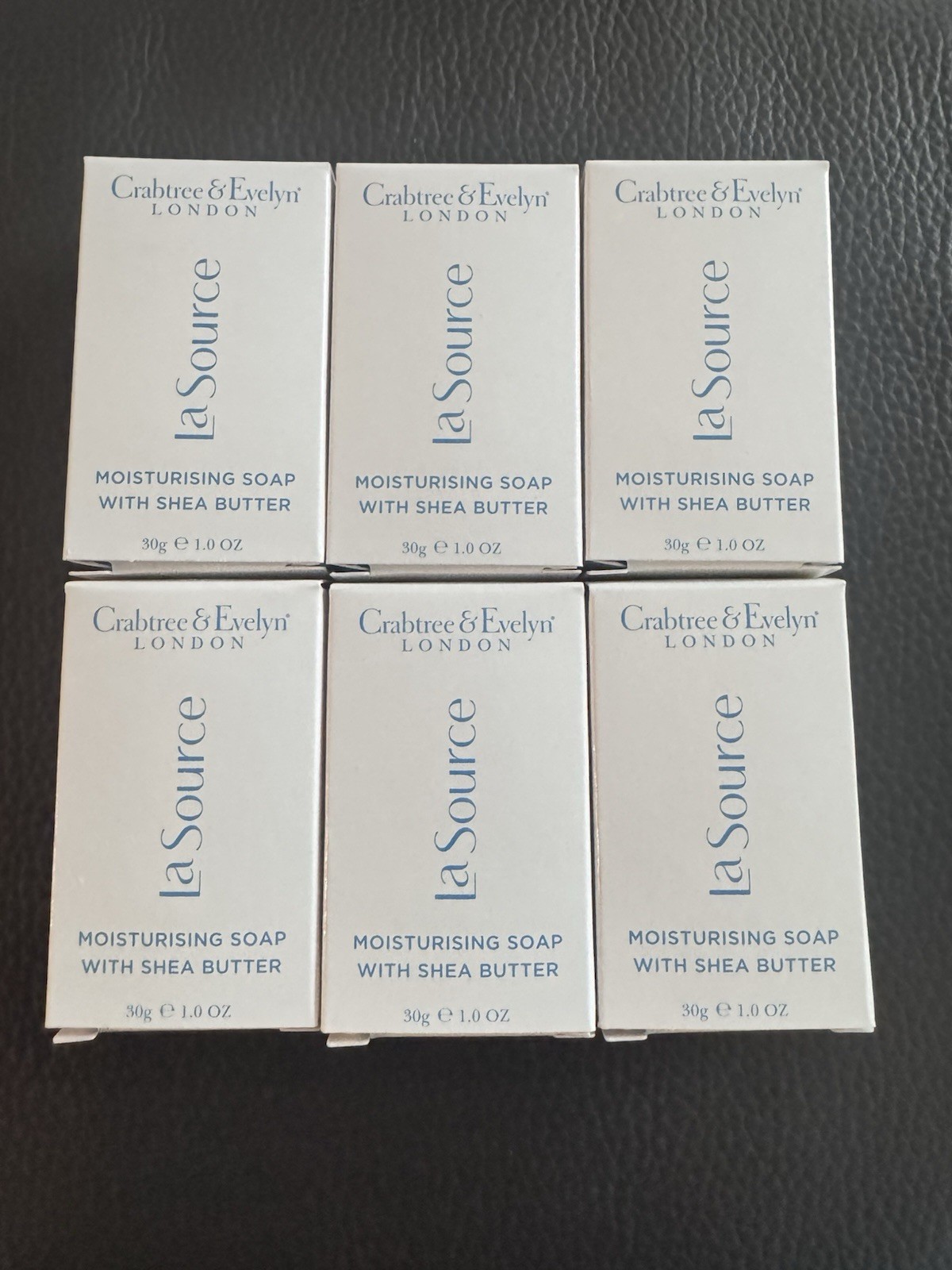 Crabtree & Evelyn La Source Moisturizing Soap Shea Butter 30g – Lot of 6