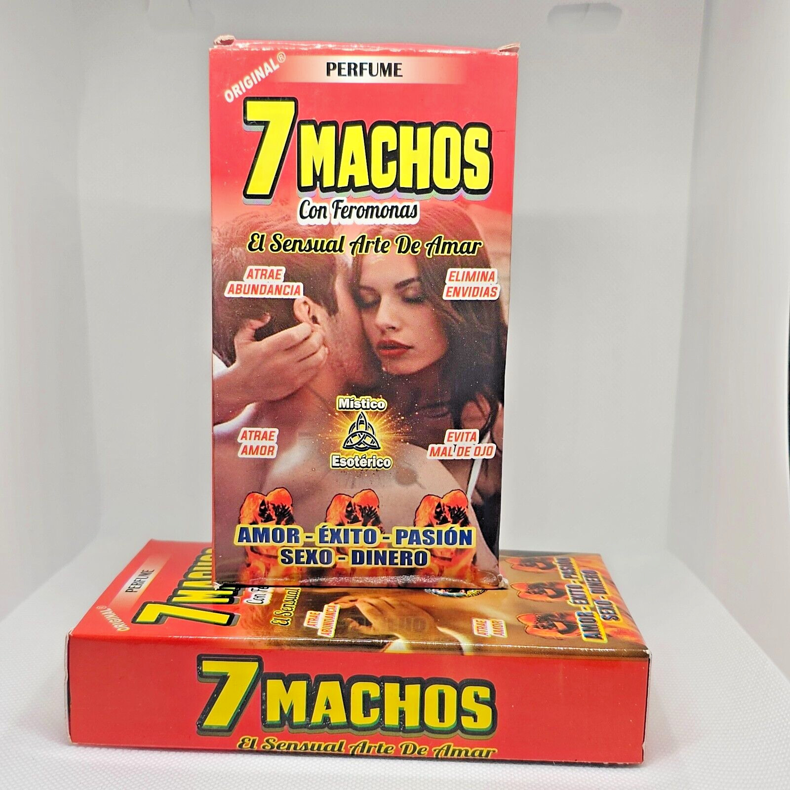 7 MACHOS PERFUME ATRAE AL SER AMADO DOMINA EXITO DINERO ALEJA MALAS ENERGIAS 1PC