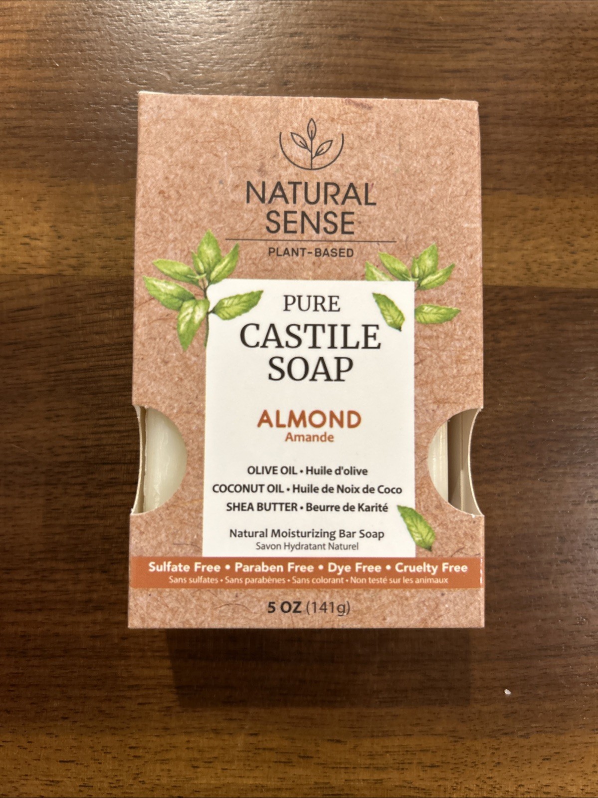 Natural Sense Pure Castile Soap Lavender, Peppermint, Almond Plant Based Soap 3