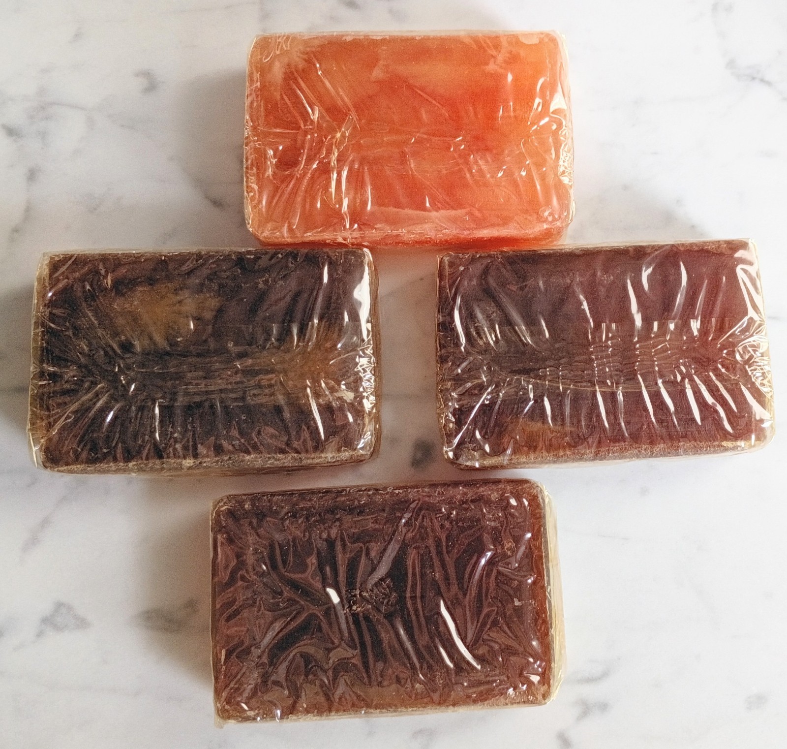 FOUR Neiman Marcus Rosewater Glycerine 3 Oz Soap Bars UNUSED – IN NM BOX – RARE