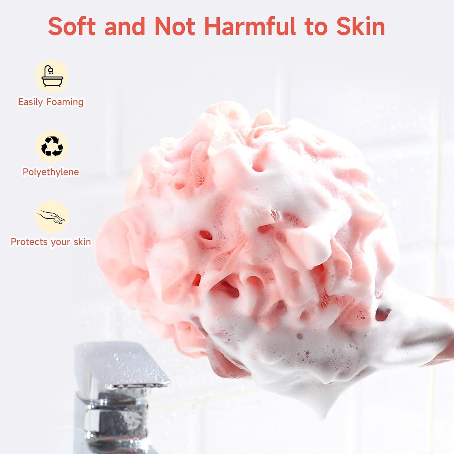Luffa Loofah Sponge Shower Loofahs 50g Bath Sponges Exfoliating Colors