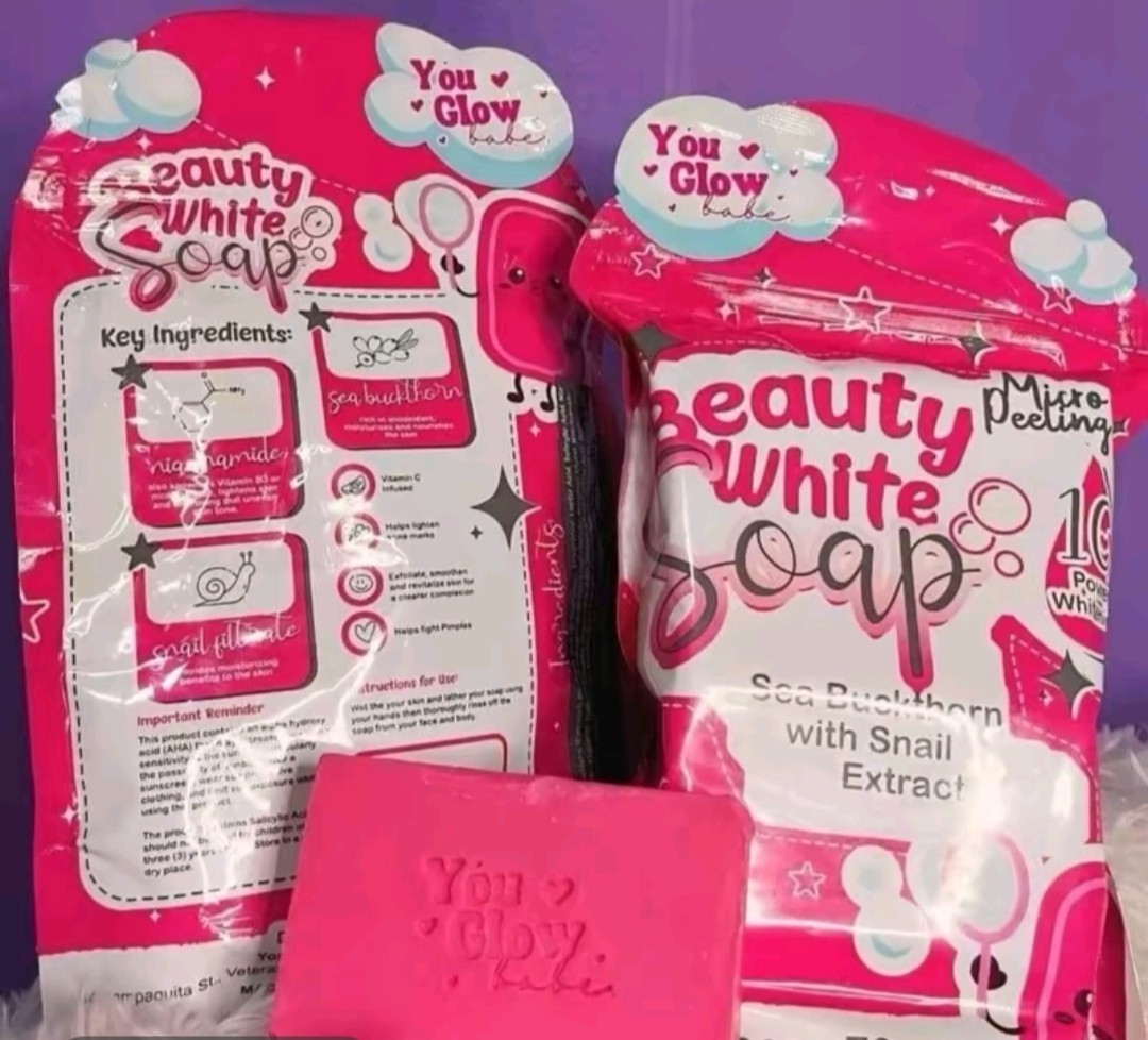Beauty White Soap by You Glow Babe, 5 Bars x 70g