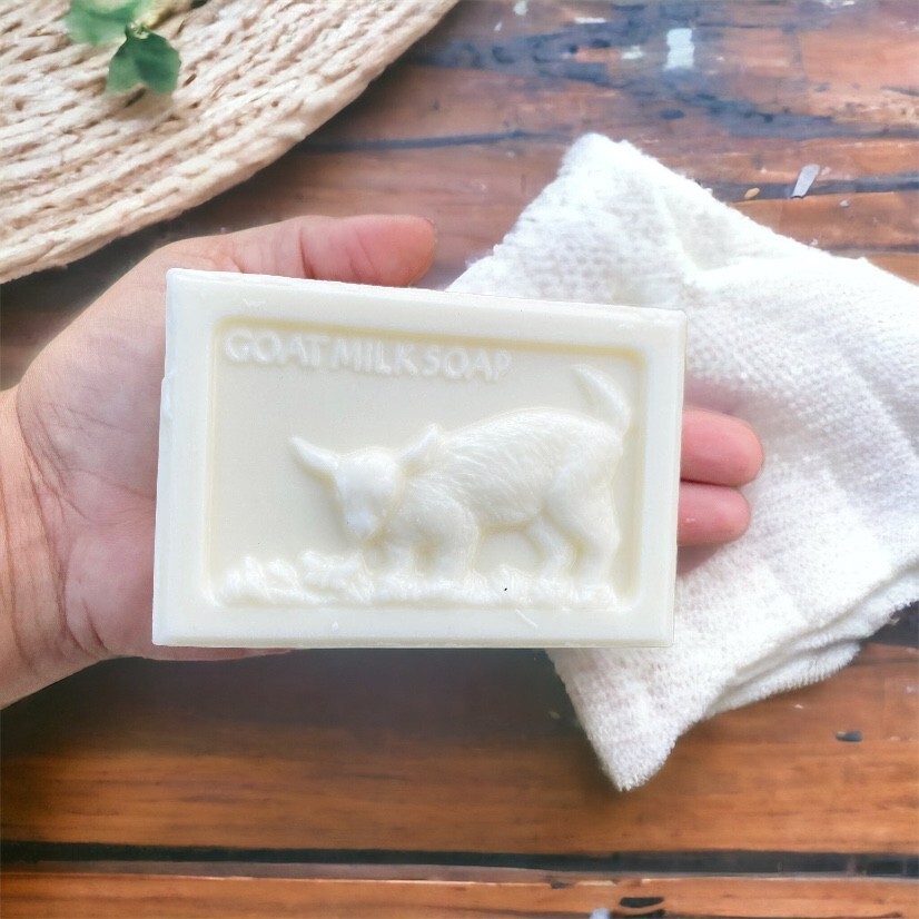 Goat Milk Handmade Soap Bar & Vitamin E, Full Size, Natural Goat Milk Bar Soap.