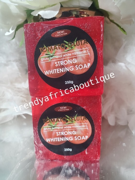 Tomato Glutathion Strong Whitening Soap 5 Vit.c & Collagen 250g X 1👌