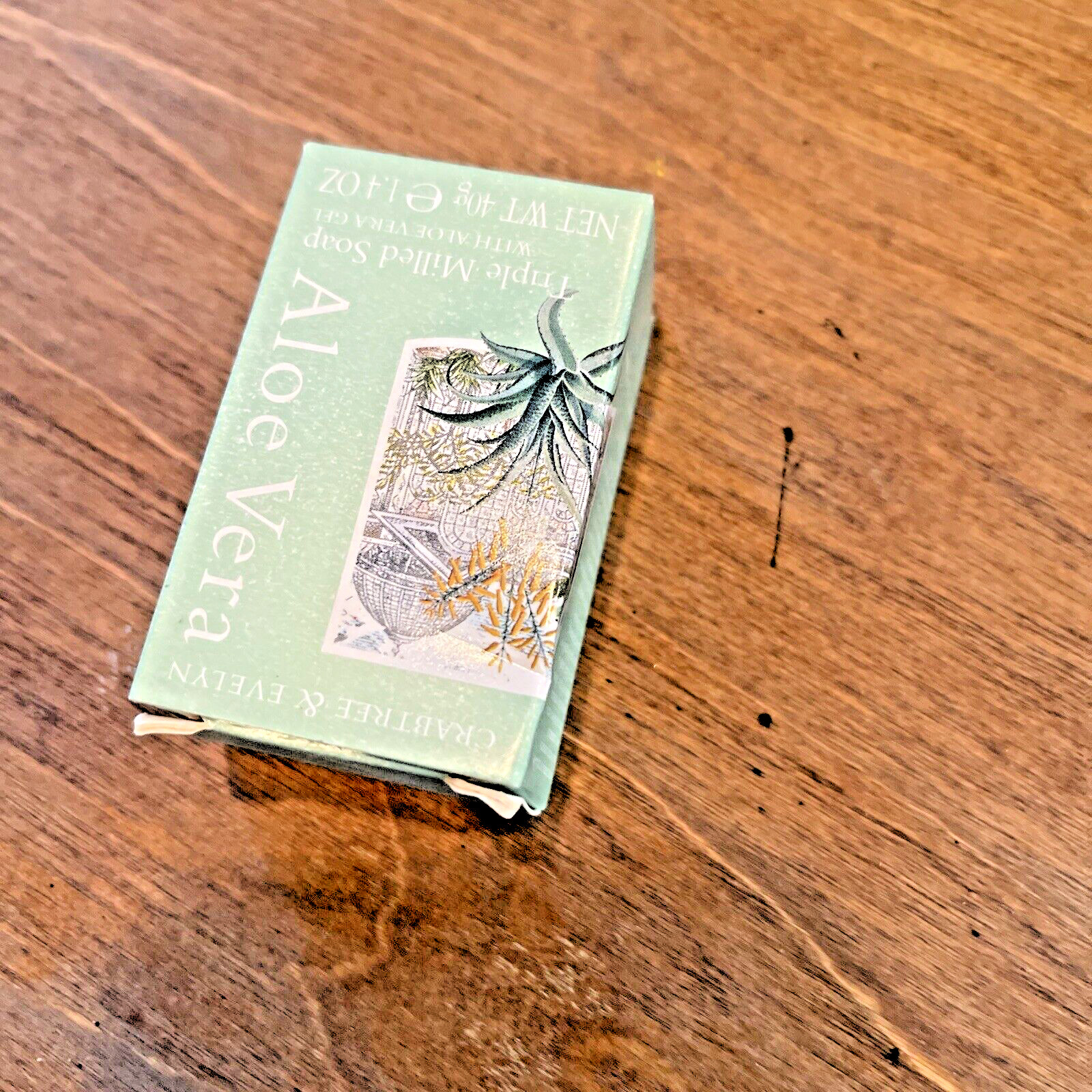 Crabtree & Evelyn Aloe Vera Triple Milled Soap “Travel Size” 40g / 1.4oz USA
