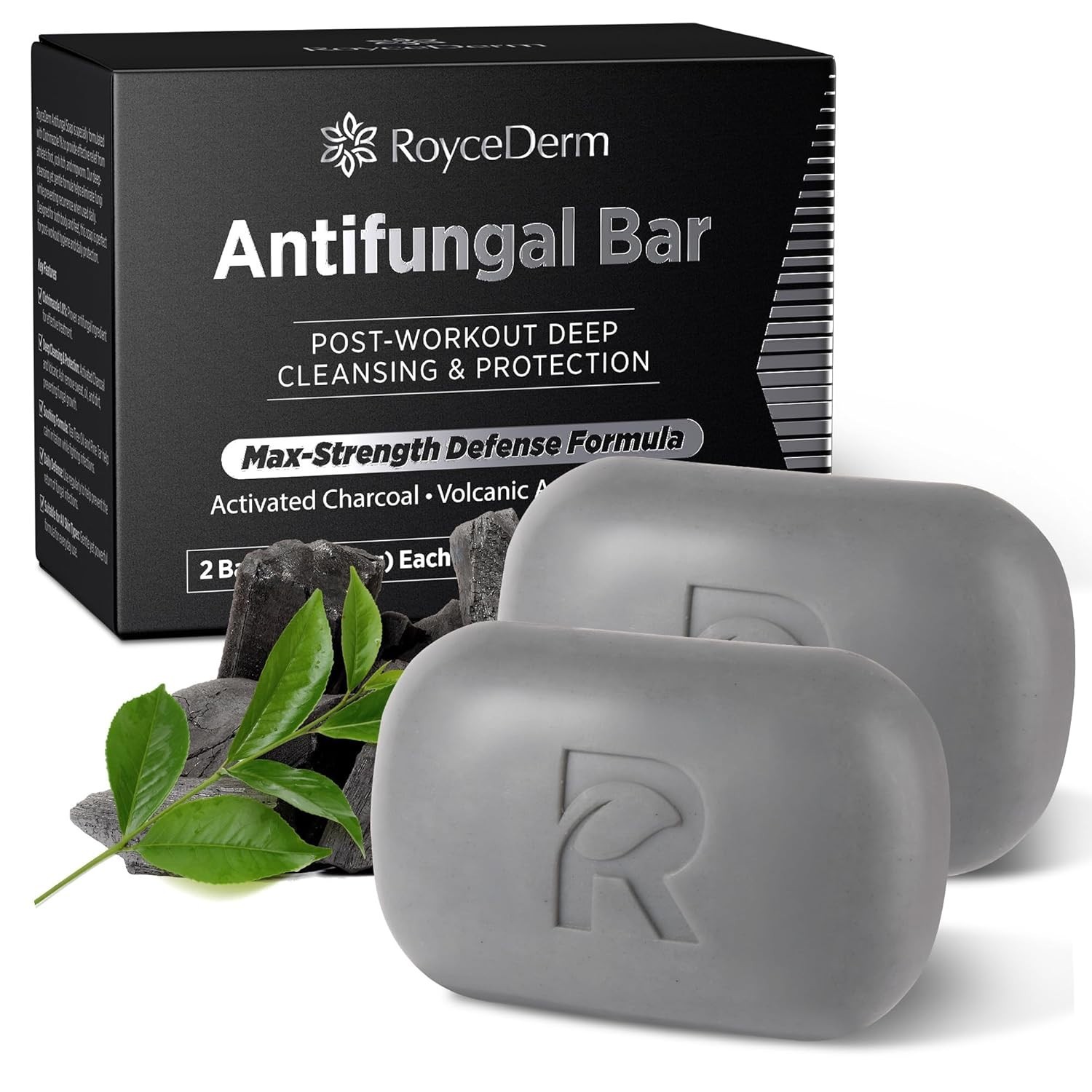 Antifungal Soap for Active Skin – Medicated Bar for Athlete’s Foot, Jock Itch…