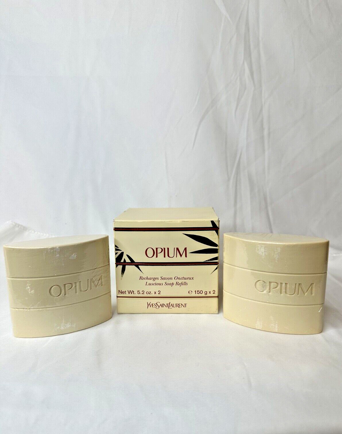 Yves Saint Laurent Opium Luscious Soap Refills 150g x2 (with box)