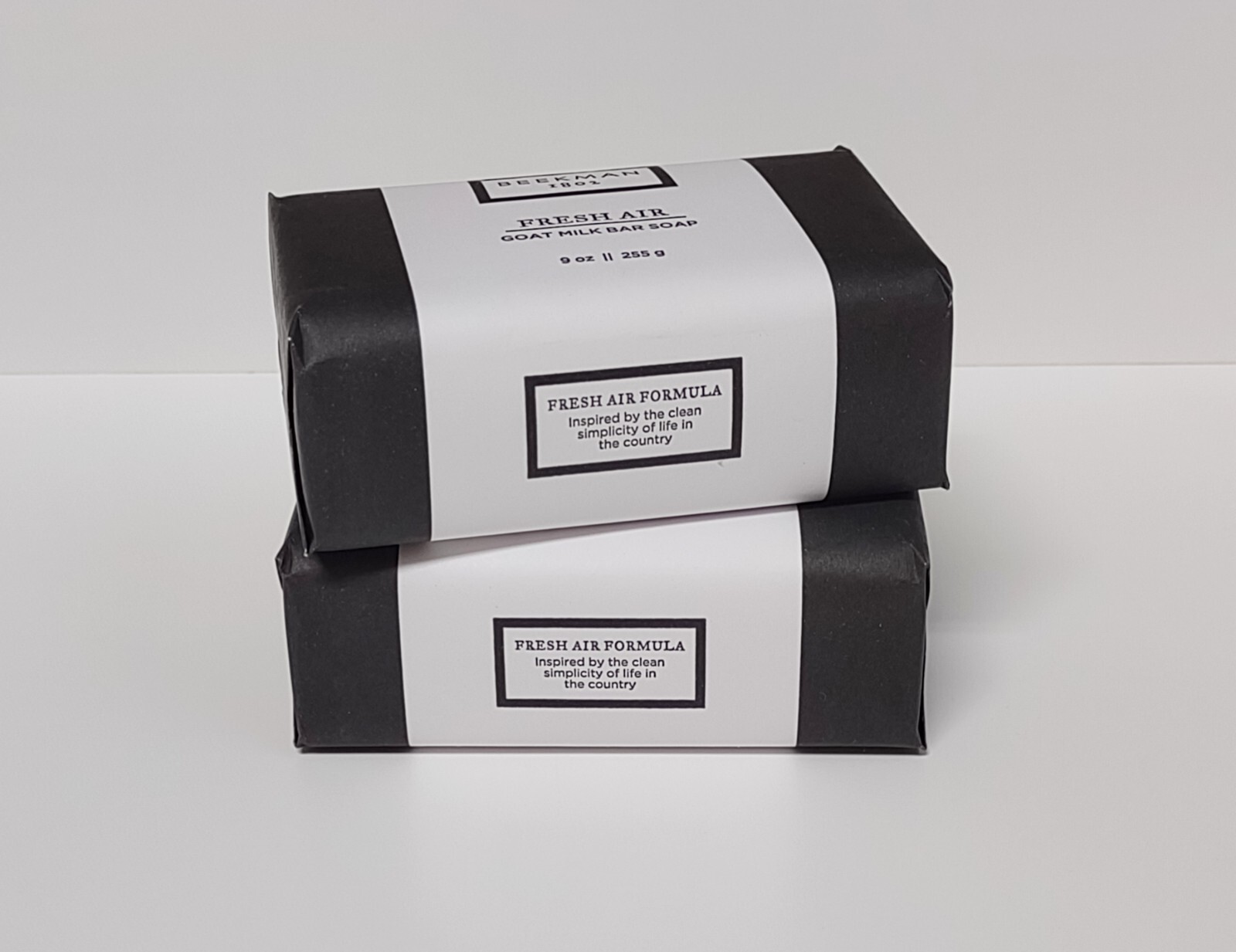 (2) Beekman 1802 Goat Milk Bar Soap FRESH AIR Jumbo Size 9 ounces each