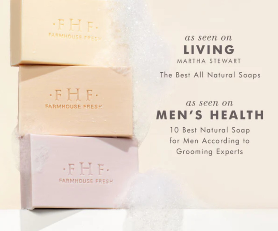Coconut Cream 6 oz Shea Butter Bar Soap🌿F•H•F FarmHouse Fresh® Organics