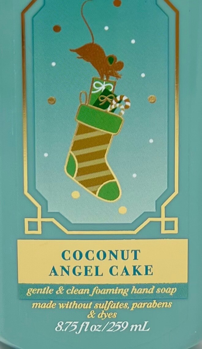 1 BATH & BODY WORKS COCONUT ANGEL CAKE GENTLE CLEAN FOAMING HAND SOAP WASH PUMP