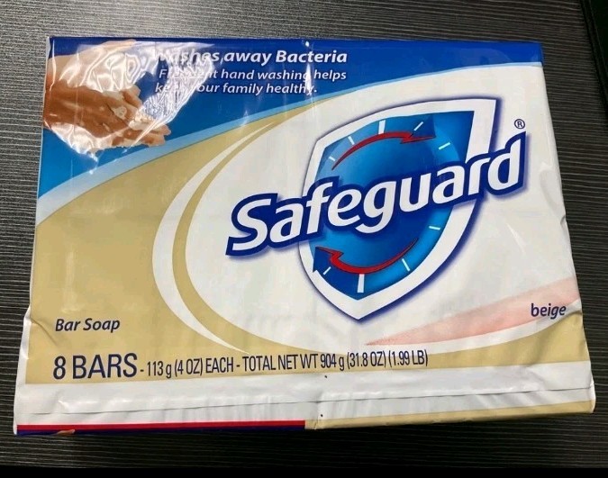 Lot: 3x 8packs Safe-Guard Antibacterial Soap, 4oz Bar beige color Anti-bacterial